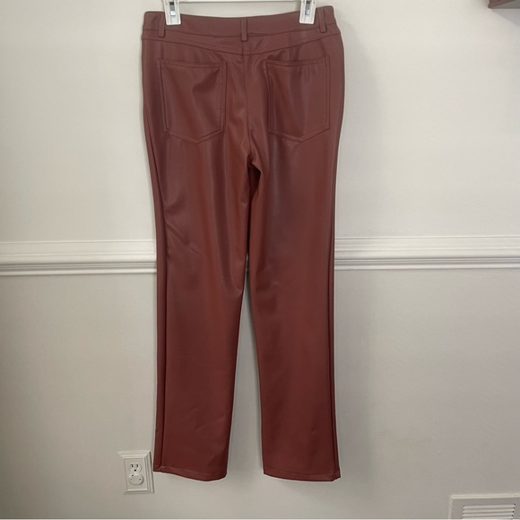 Forever 21 faux leather flare pants size medium - Picture 7 of 10